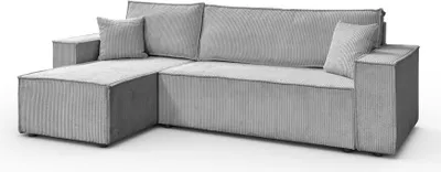 Produktbild von Gepolstertes Ecksofa CARLOS L Cord Poso 110