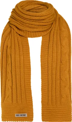 Produktbild von Knit Factory Elin Schal - Ocker - 200x50 cm