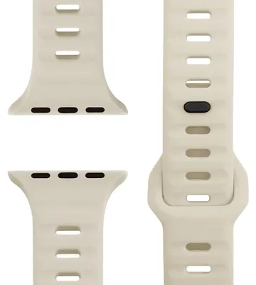Produktbild von Motion Armband für Apple Watch SE/10/9/8/7/6/5/4/3/2/1, Soft Silikon Sportarmband, 38/40/41/42mm - Polarstern