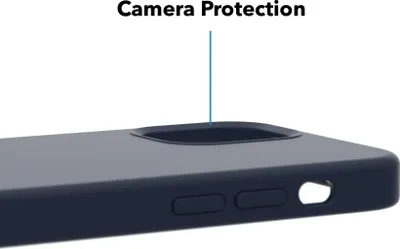 Produktbild von AlzaGuard Silikonhülle Kompatibel mit Magsafe pro iPhone 12 Mini modrý