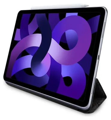 Produktbild von Guess GUFC11RM24PS4SGK iPad Air 11" 2024 Schwarz/Schwarz Magnetisch 4G Großes Logo