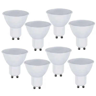 Produktbild von LED-Leuchtmittel, GU10-Spots, 8W, 4000K Neutralweiß 710lm, Abstrahlwinkel 120° Reflektorlampen, Nicht dimmbar, (10 Stück)