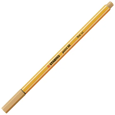 Image de Fineliner - STABILO point 88 - stylo simple - ocre foncé