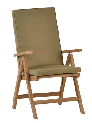 Produktbild von MiaMöbel Gartenstuhl 62x105x44 cm Gartenmöbel Outdoor Modern Massivholz Teak Honig