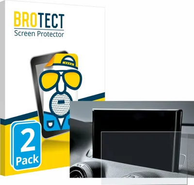 Produktbild von 2x BROTECT Schutzfolie für Audi Q2 Facelift 2024 Displayschutz Displayschutzfolie Folie Matt Entspiegelungsfolie