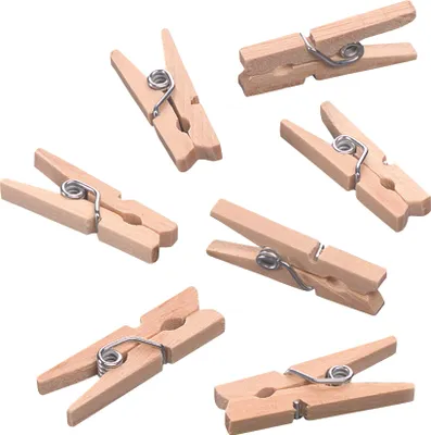 Produktbild von KNORR PRANDELL 218735685 Holzklammer Mini 25 x 7 mm Buche