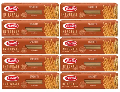 Image de Barilla Pasta Pâtes Spaghetti Integrale complet 500g paquet de 10
