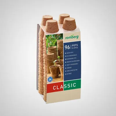 Produktbild von Romberg 96 Anzuchttöpfe Ø 6 cm biologisch