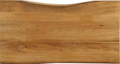 Image de Plateau de table avec arête d'arbre 120x60x2,5 cm bois massif mangue