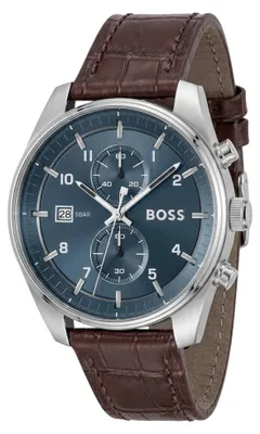 Produktbild von Hugo Boss Skytraveller Herrenuhr Chronograph HB1514194