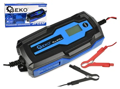 Immagine prodotto di Caricabatterie auto automatico con display LCD 6/12V 10A, avviatore per batterie 4-200 Ah