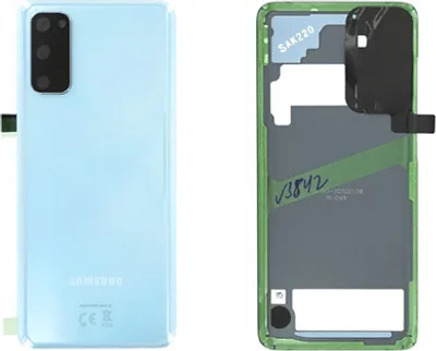 Produktbild von Akkudeckel kompatibel mit Samsung Galaxy S20 (SM-G980F SM-G981B), blau