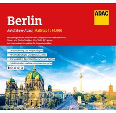 Produktbild von ADAC Autofahreratlas Berlin 1:14.000