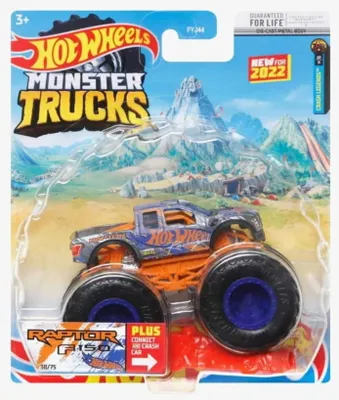 Produktbild von Hot Wheels 1:64 Monster Trucks Raptor F150 Auto