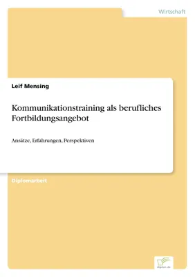 Produktbild von Kommunikationstraining als berufliches Fortbildungsangebot