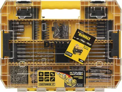 Produktbild von Bit & Bohrer-Set, 85-tlg | DT70763