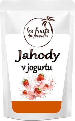 Obrázek produktu pro Jahody mrazem sušené v jogurtu 200 g LES FRUITS DU PARADIS