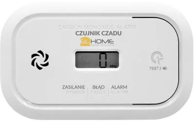 Obrázok produktu pre Detektor oxidu uhoľnatého EURA-TECH EL HOME CD-17Av2300/B Hlasný LCD displej