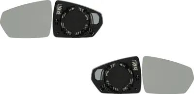 Obrázok produktu pre Johns, sklo zrkadla pasuje do Audi A1 07/18- asférické vyhrievané sada ľavé + pravé  2G0587521C 2G0857522C