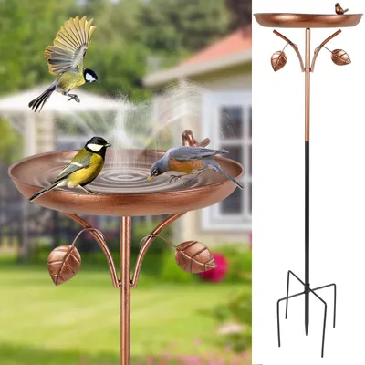 Productafbeelding van Vintage Vogelbad van Metaal, Diameter 30 cm