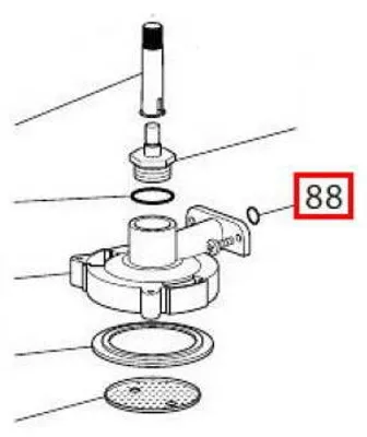 Immagine prodotto di Delonghi guarnizione 12mm OR 115 macchina caffè Dedica Specialista EC685 EC850