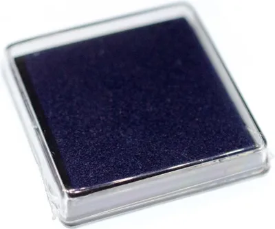 Produktbild von 2 Stempelkissen blau Stempel Miniblings Scrapbooking Stempeln Schrein