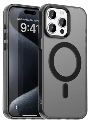 Produktbild von Techsuit – CandyCase MagSafe Hülle für iPhone 15 Pro – schwarz