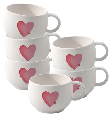 Produktbild von like. by Villeroy & Boch With Love Espressotasse 60 ml 6er Set