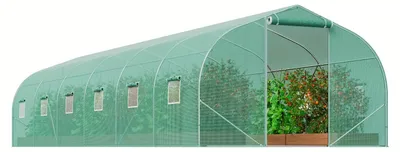 Immagine prodotto di Serra autoportante - Serra da giardino - Serra - Serra per ortaggi - Tunnel per coltivazioni - Dimensioni: 900x300x201 cm