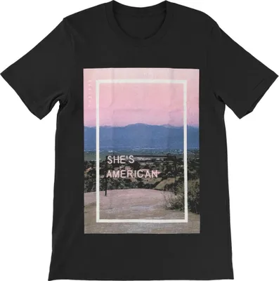 Obrázek produktu pro The 1975 - Tričko "She's American" pro muže/dámy Uni RO6312 (M) (Black)