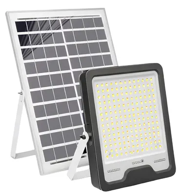 Produktbild von Avizar, LED Solarstrahler 20W 25000mAh für Außenbeleuchtung, Schwarz