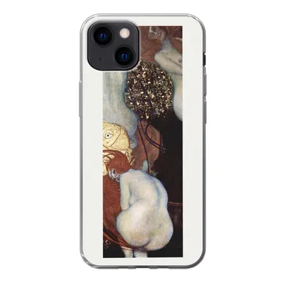 Produktbild von MuchoWow® Handyhülle Schutzhülle Hülle für iPhone 13 mini Goldfisch - Gustav Klimt Silikon Softcase Handy Hülle - Softcase
