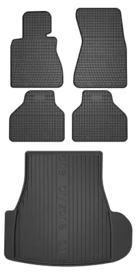 Immagine prodotto di Tappetini gomma SolidPRO + baule DryZone per BMW 7 E65 2001-2008 5 pezzi