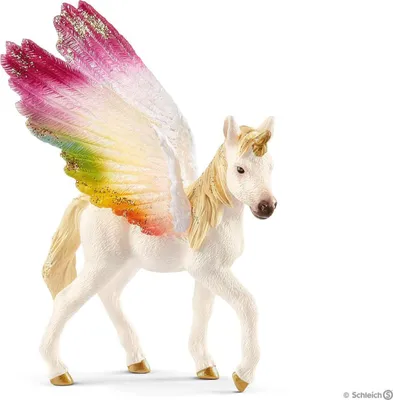 Produktbild von Schleich Geflügeltes Regenbogeneinhorn, Fohlen