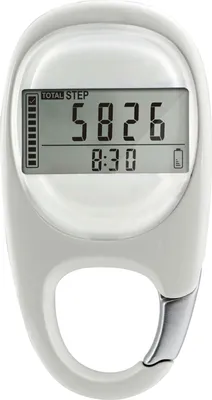 Produktbild von 3D Schrittzähler mit Clip, Einfacher Walking Schrittzähler mit Großer LCD-Anzeige, Verfolgen Sie Schritte Kilometer und verbrannte Kalorien für Männer, Frauen