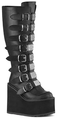 Produktbild von DemoniaCult Plateaustiefel - Swing-815 Vegan Wide Calf 36