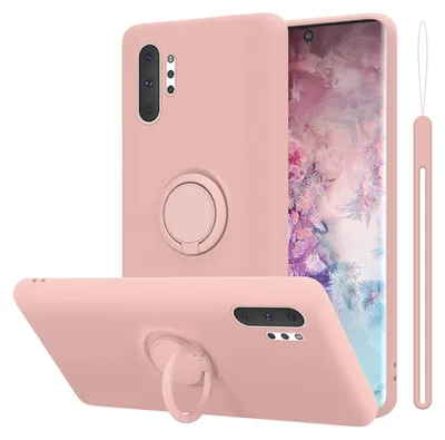 Produktbild von Cadorabo Hülle für Samsung Galaxy NOTE 10 PLUS Schutz Hülle in Rosa Handyhülle TPU Etui Case Cover