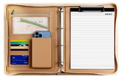 Productafbeelding van Leren Padfolio voor Documenten en Organisatie