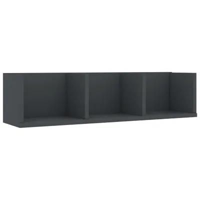 Immagine prodotto di Scaffale Porta CD a Parete Grigio 75x18x18 cm Legno Multistrato