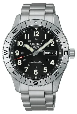 Produktbild von Herrenuhr mit schwarzem Zifferblatt - Seiko Modell: HDB006K1