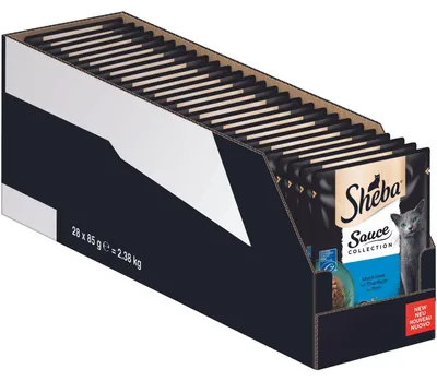Immagine prodotto di SHEBA® Sauce Collection bustine da porzione Sauce Lover con tonno 28 x 85 g