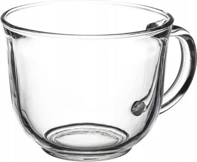 Produktbild von Glasbecher für Tee und Kaffee - Tasse - 480 ml - Mit Henkel - FCM-