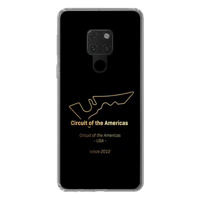 Produktbild von MuchoWow® Handyhülle Schutzhülle Hülle für Huawei P40 Lite Vereinigte Staaten - F1 - Rennstrecke Silikon Softcase Handy Hülle - Handy
