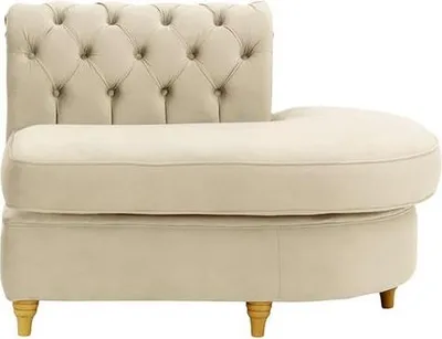 Produktbild von Chesterfield Modul - Abschlusselement rund, rechts (ECR)-Velluto 2-like oak