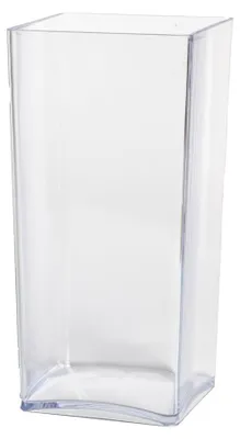 Zdjęcie produktu dla Omgoods - Wazon akrylowy, przezroczysty, wysokość 25 cm