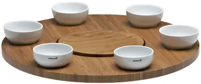 Immagine prodotto di Giradischi per barbecue con 6 teglie per Amica