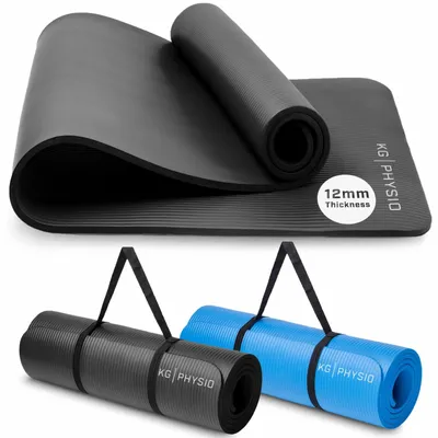 Zdjęcie produktu dla Mata do jogi, mata treningowa, mata do gimnastyki - 183 x 60 x 1 cm - Antypoślizgowa - Z paskiem do przenoszenia