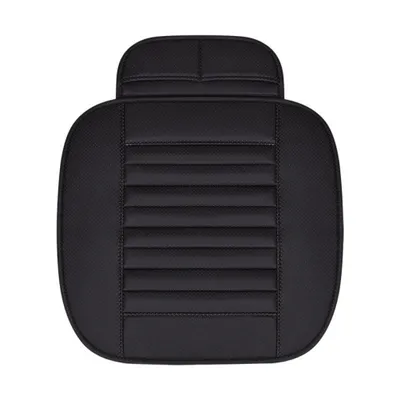 Immagine prodotto di Cuscino per sedile auto in Finto cuoio, cuscino per sedile anteriore, antiscivolo, protezione universale per sedili auto per conducenti e impiegati