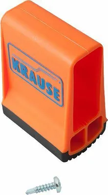 Obrázok produktu pre Krause® MONTO traverzový uzáver pätky 64x25 mm, oranžový, pre viacúčelové, viacúčelové a kĺbové rebríky MONTO