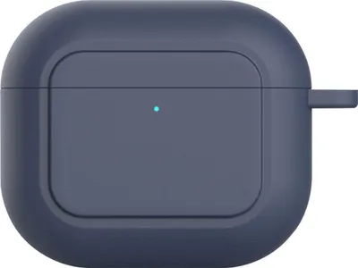 Produktbild von Dunkelblaue AirPods 3-Hülle – Hülle passend für AirPods 3 – Silikon-Schutzhülle – Airpods-Hülle – Passend für Apple AirPods 3 – Dunkelblau – CHPN